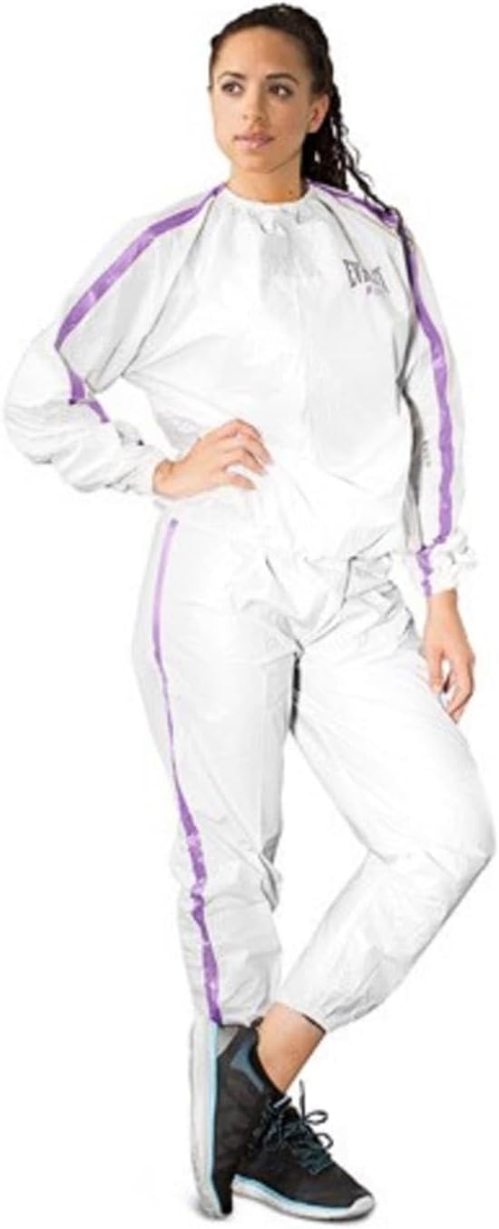 Everlast Damen Woman Sauna Suit EV Box Equipment, weiss/lila, S/M