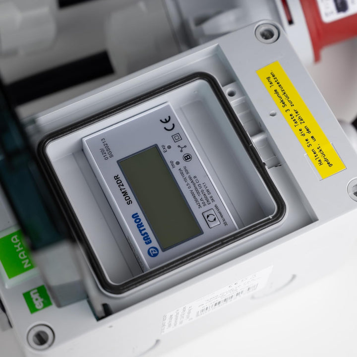NAKA Stromzähler für Steckdose Digital Drehstromzähler 32A MID Geeicht 400V 1.5m 400V / 32A, 400V /