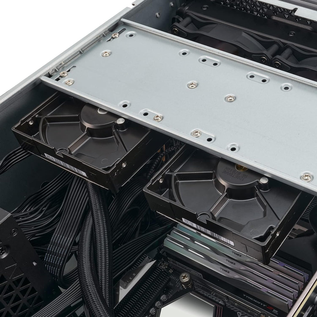 SilverStone Technology SST-RM44 - 4HE-Rackmount-Servergehäuse mit verbesserter Flüssigkühlkompatibil
