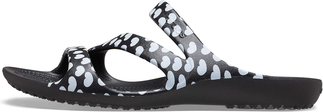 Crocs Damen Kadee Ii W Sandalen 36/37 EU Black White, 36/37 EU Black White