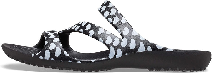 Crocs Damen Kadee Ii W Sandalen 36/37 EU Black White, 36/37 EU Black White