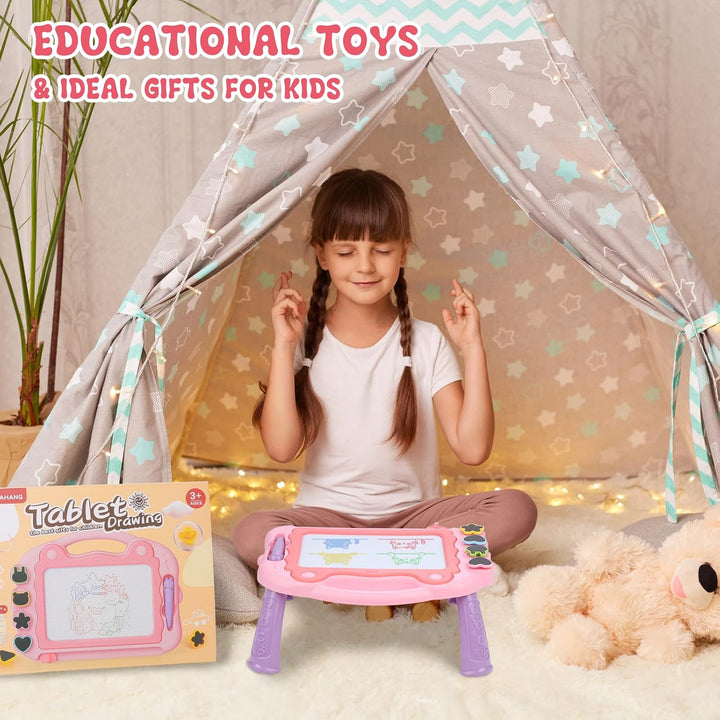 Sarsumir Magnetische Maltafel Zaubertafeln für Kinder, Zaubertafel Maltafel Magnettafel Reisegrösse,