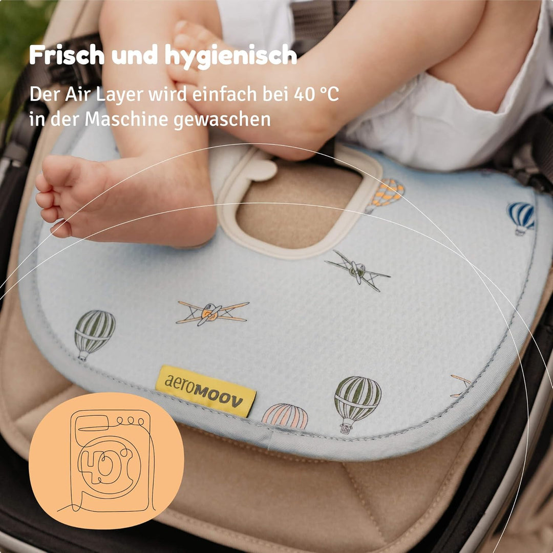 Aeromoov - Baby Sitzauflage Air Layer - Einlage Für Autositz oder Kinderwagen - Gruppe B - Antischwi