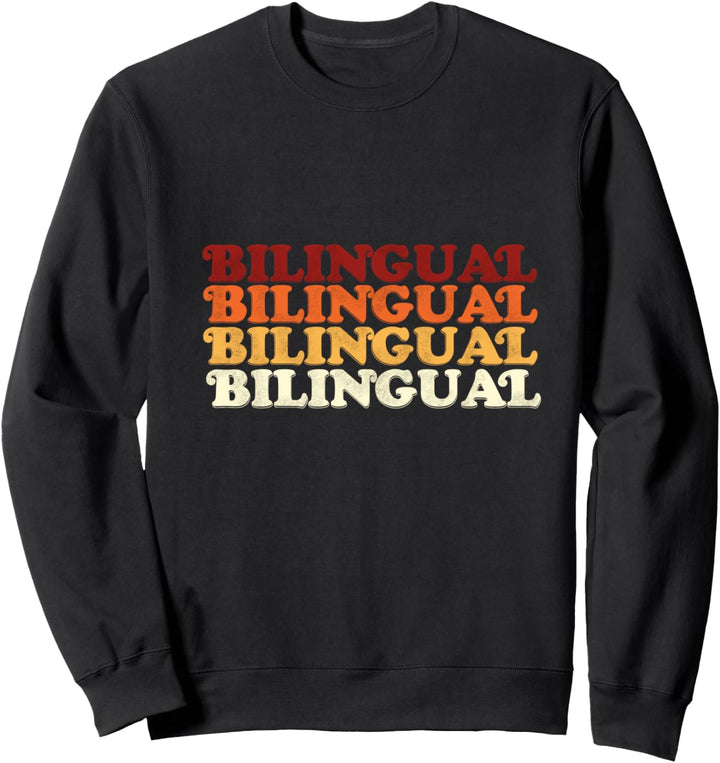 Zweisprachiger Spanischlehrer oder Sprachlehrer Vintage Sweatshirt