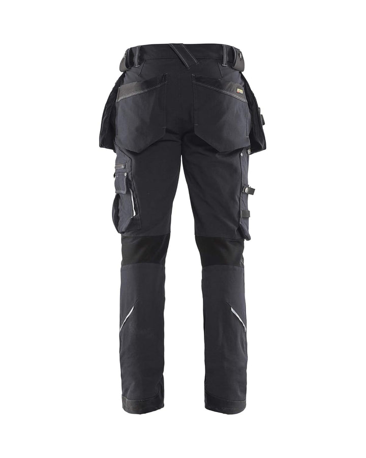 Blaklader 199816449899D116 X1900 Handwerker Arbeitshose 4-Wege-Stretch, Dunkelgrau/Schwarz, Grösse D