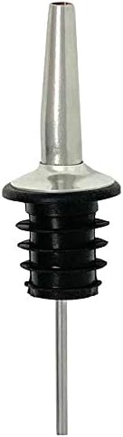 4x Ausgiesser Flasche Edelstahl Flaschenausgiesser Öl Schnapsausgiesser Dosierer Spirituosen