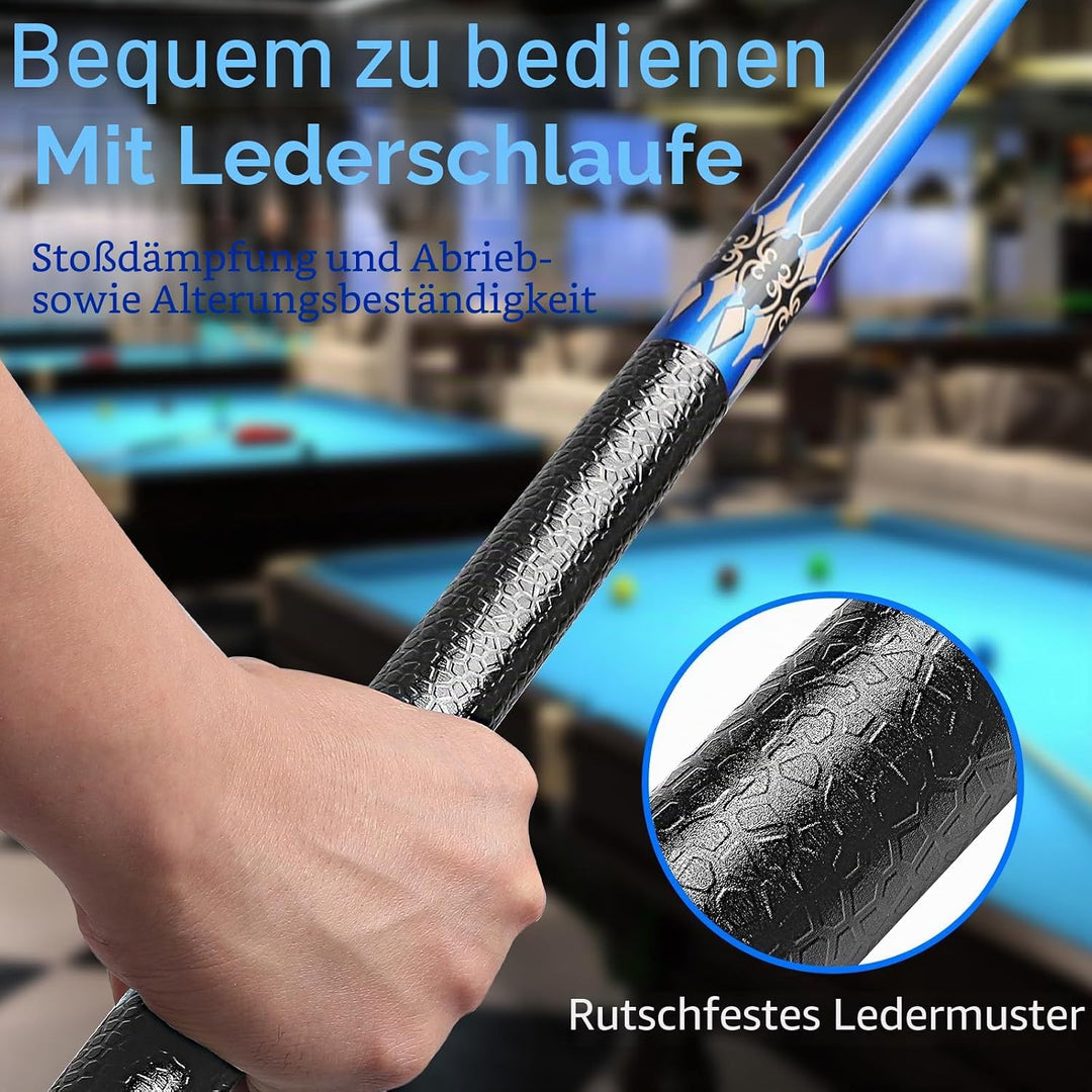 Billard Queue 18 19 20 21 oz, 58" Pool Queue Sticks 13mm Spitzen für Professionelle Billardspieler,