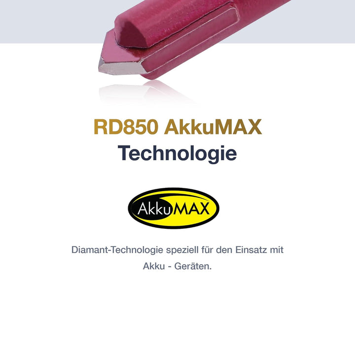 Marcrist RD850 AkkuMAX Dachziegelbohrer 5 mm 10er-Set - Hartmetall-Fliesenbohrer für Dachpfannen, To