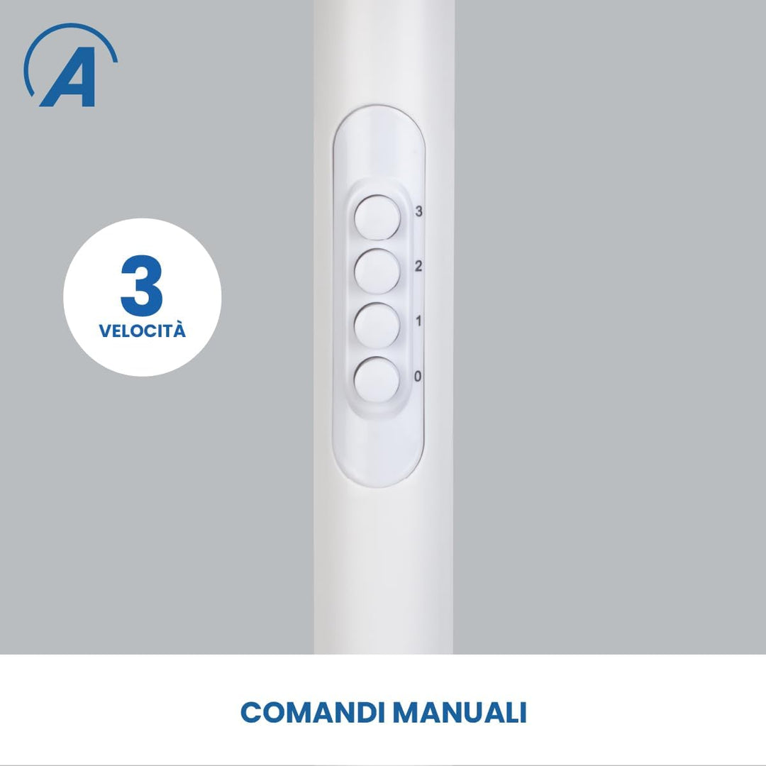 Ardes - AR5PR4004 Multifunktionsventilator AIRE 3 in 1 – Ventilator für Sofa und Tisch mit 5 Flügeln