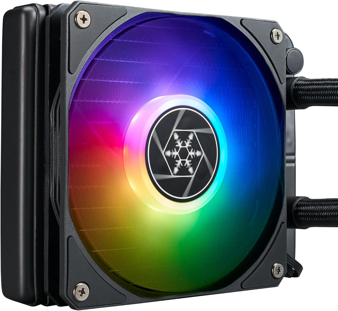 SilverStone SST-VD120-Slim - VIDA 120 SLIM Hochleistungsfähiger, schmaler Alles-in-Einem-Flüssigkeit