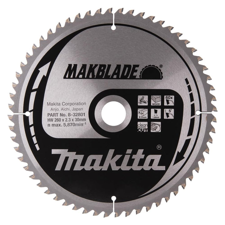 Makita Makblade Saegeblatt, 260 x 30 mm, 60Z, B-32801