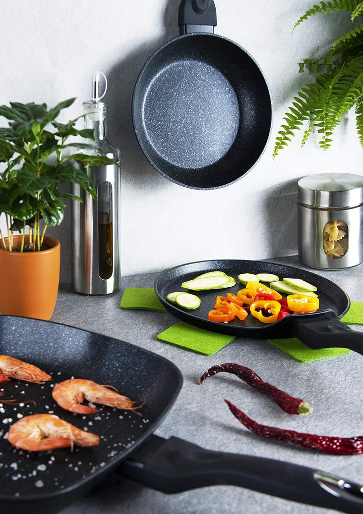Excelsa Ecoenergy Crêpespfanne, Schwarz