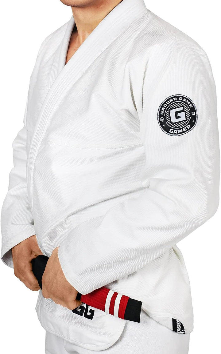 Ground Game BJJ Gi Gamer - Verschiedene Grössen und Farben zur Auswahl - entspricht den IBJJF-Anford