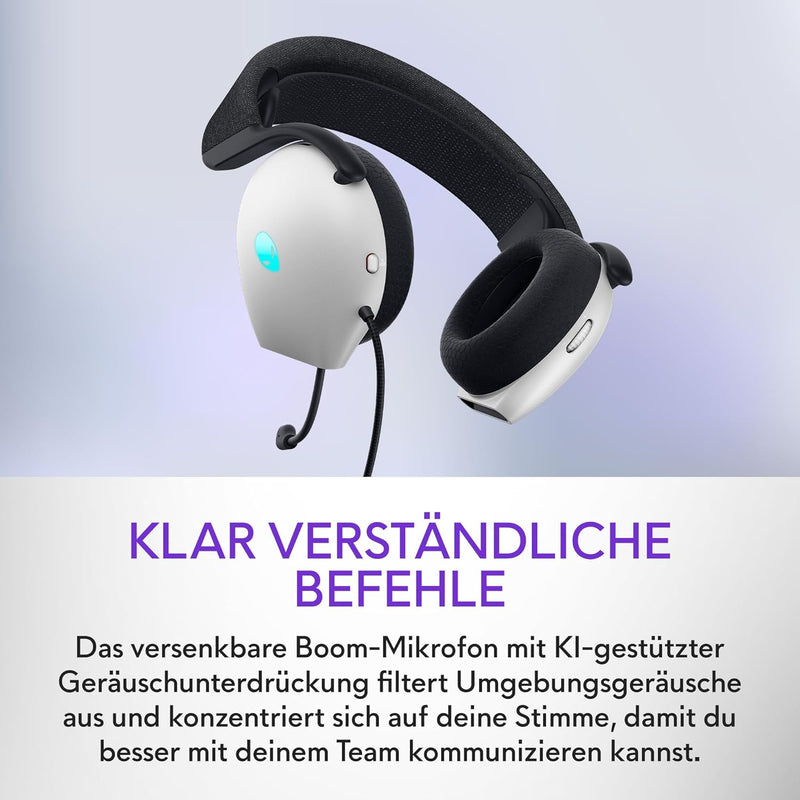 Alienware kabelgebundenes Gaming Headset - AW520H |Windows | Kopfhörer (USB) | Hi-Res Audio | Headse