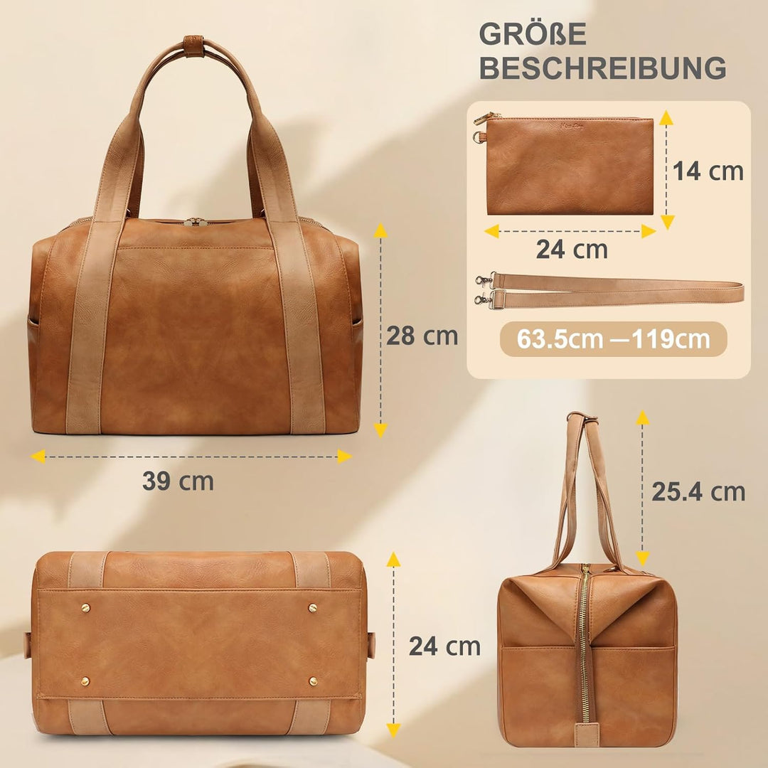 MISS FONG Reisetasche Damen Herren Sporttasche Damen Duffle Bag Weekender Damen Herren Reisetasche P