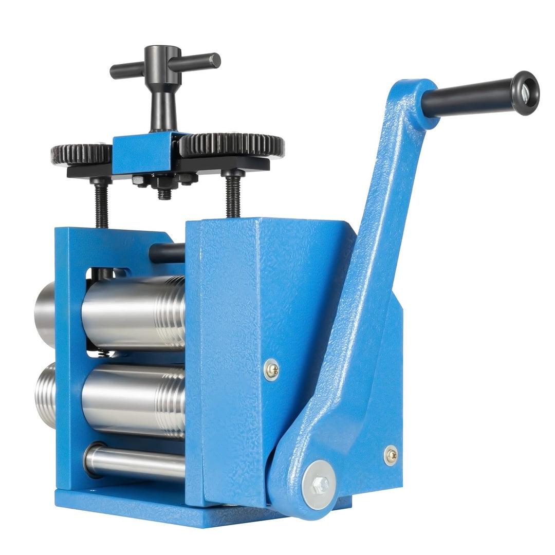 Manual Rolling Mill Machine Rollmühle Handwalzwerk Maschine Walzenmaschine mit Handkurbel Manuelle S