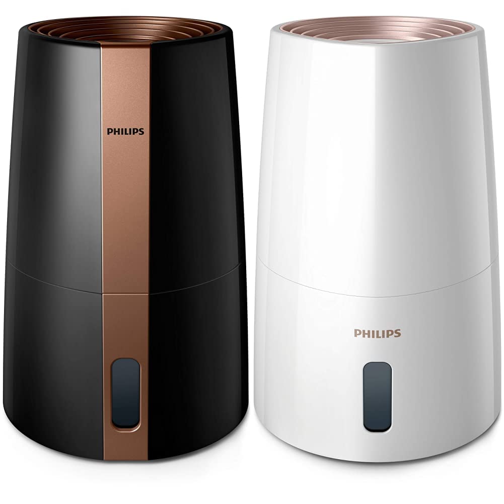 Philips Luftbefeuchter 3000 Serie HU3918/10, schwarz & Series 3000 Luftbefeuchter für Räume bis 45 m