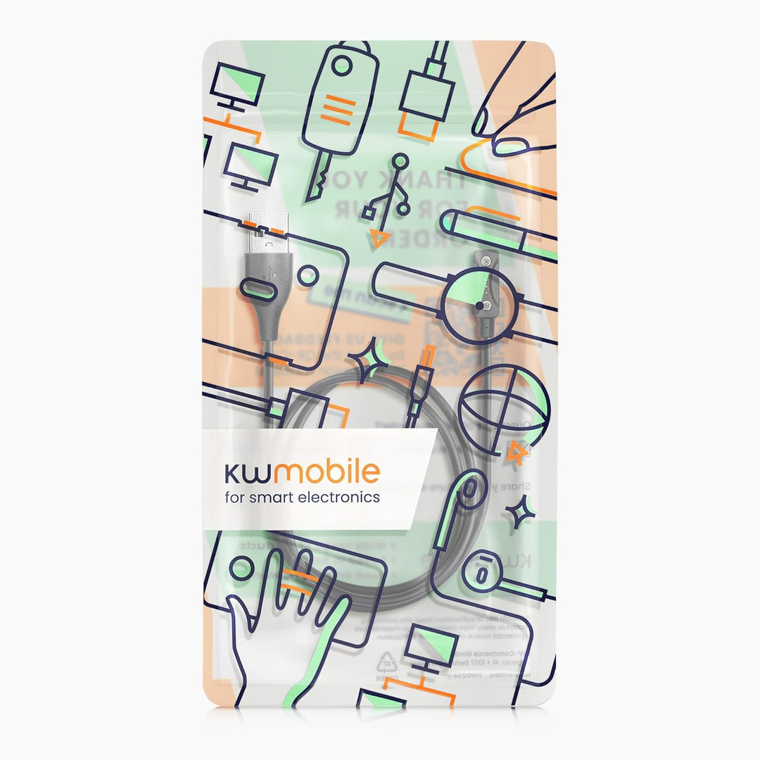 kwmobile USB Kabel Charger kompatibel mit Polar Ignite 3 / Pacer/Pacer Pro/Vantage V3 / Vantage M3 L