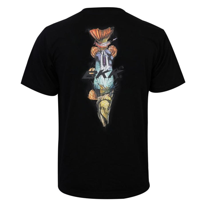 BKK Short Sleeve Casual Shirt - Brand Values Pike - Black - T-Shirt, Grösse:XL