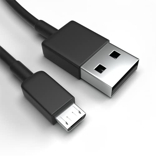 Micro-USB Ladekabel für ZTE Blade A520 Schwarz 2 x 2 m Handy Schnellladekabel Datenkabel, Schwarz 2