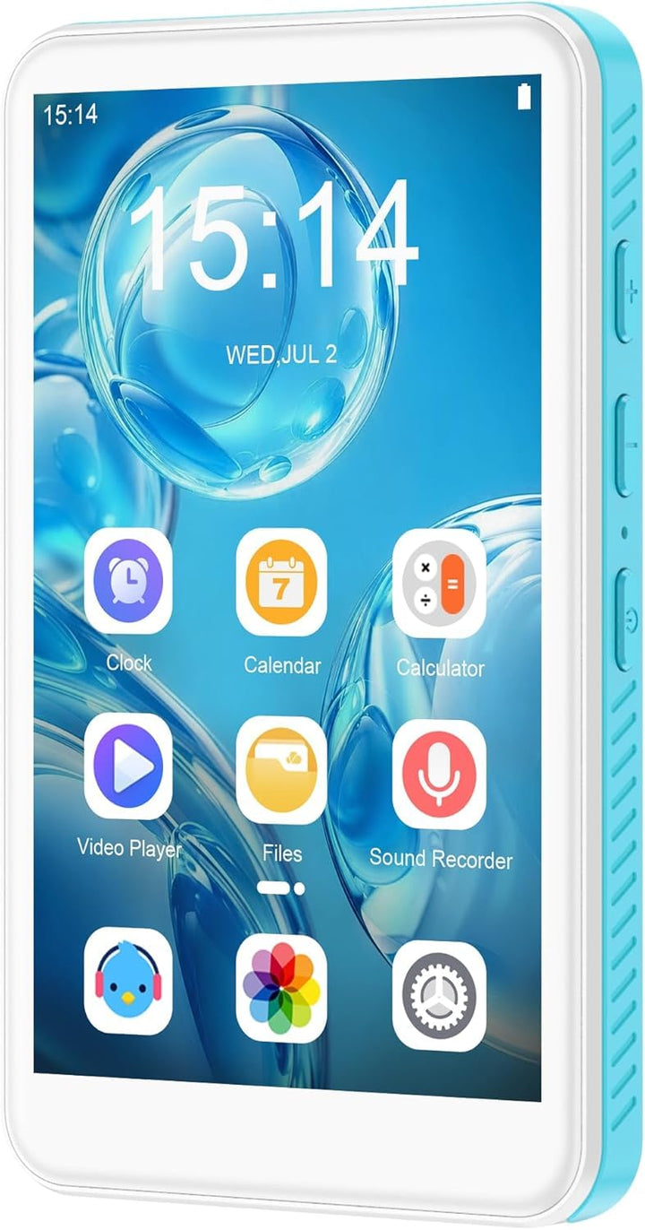 SWOFY 32GB MP3 Player mit Bluetooth und WLAN，D08 Android 13 MP3 Player, 4 Zoll Touchscreen, Bluetoot