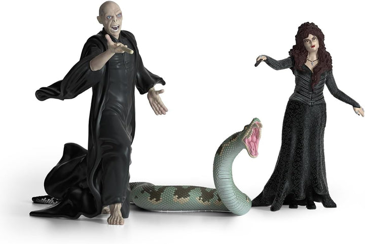 schleich 42684 Lord Voldemort, Nagini & Bellatrix Lestrange, ab 6 Jahren, HARRY POTTER - Spielfigur,