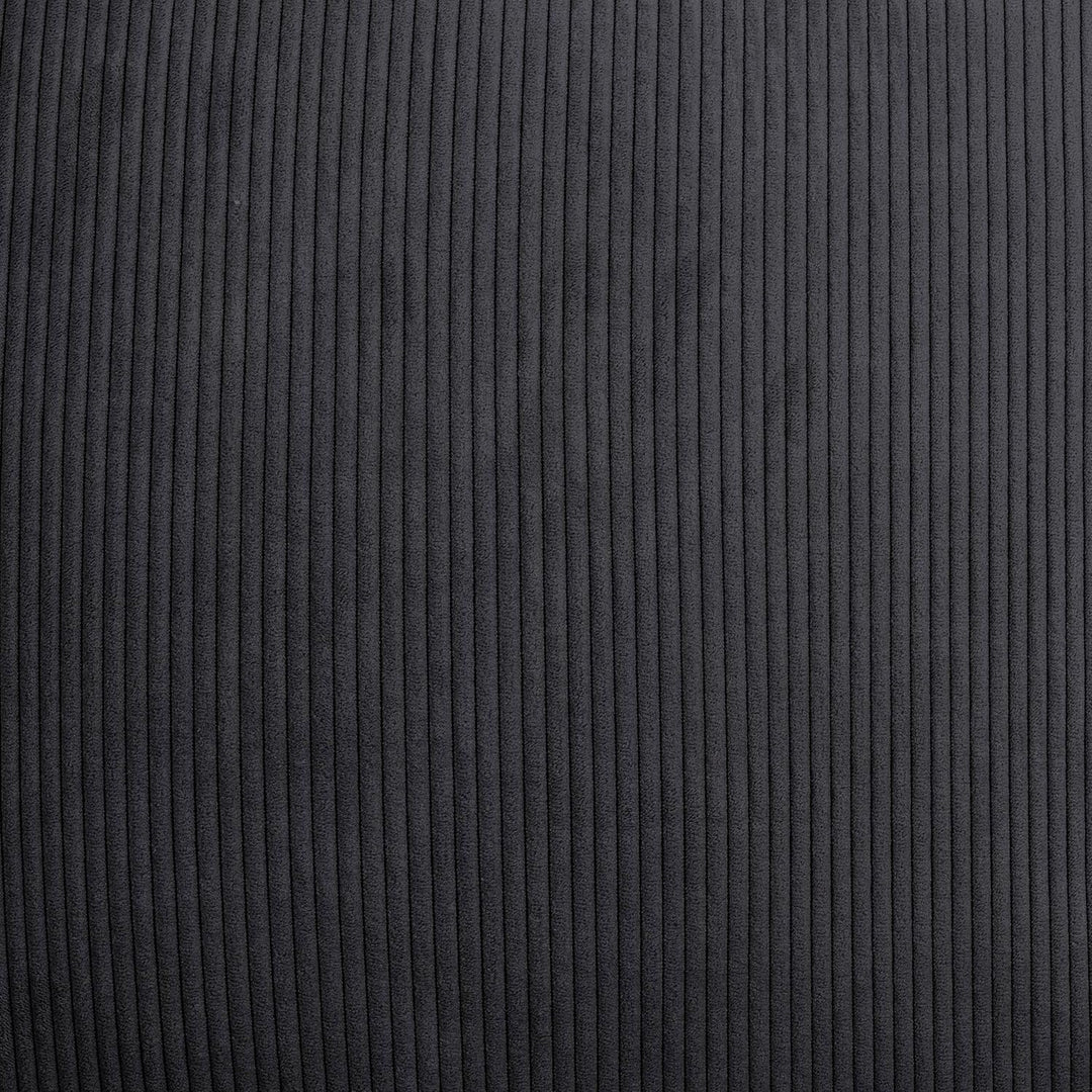 MAGMA Leseknochen INGA, Cord Look, Farbe anthrazit, 42cm x 22cm, ergonomische Form für Nacken- oder