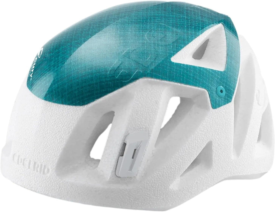 EDELRID Salathe Lite Kletterhelm Klettersteighelm Bergsporthelm Weiss 50-58cm, Weiss 50-58cm