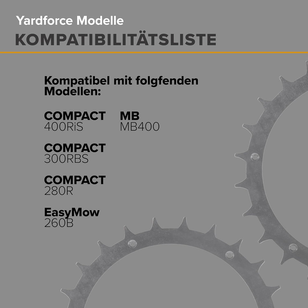 Rasenroboter Mähroboter Spikes EDELSTAHL Yardforce 400Ri 280R NEUES MODELL 2021