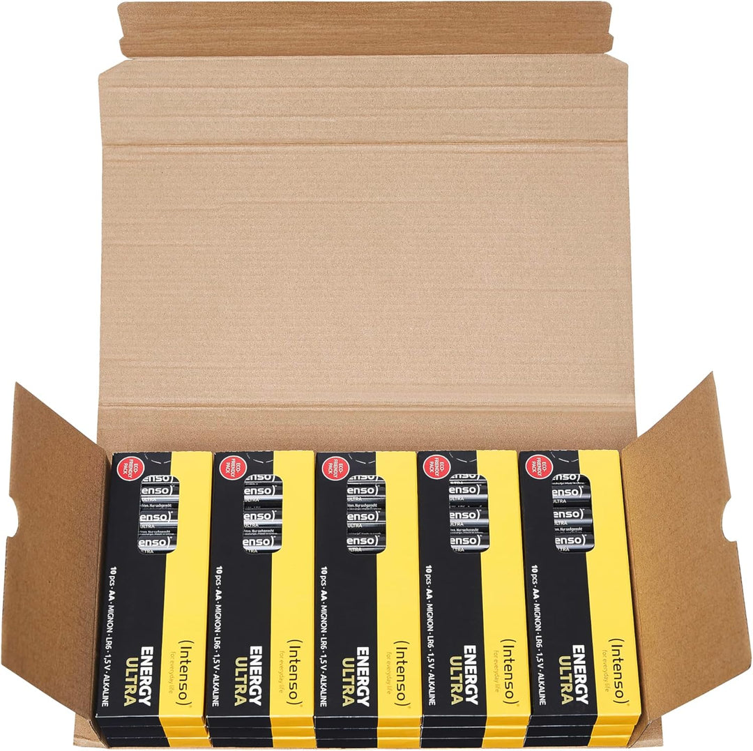 Intenso Energy Ultra AA Mignon LR6 Alkaline Batterien, 150er Pack, gelb-schwarz 150er - AA, 150er -