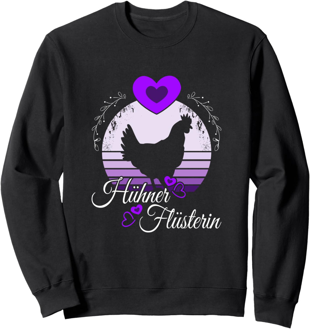 Mädchen Frauen Hühner Landwirt Outfit I Fun Hühner Flüsterin Sweatshirt