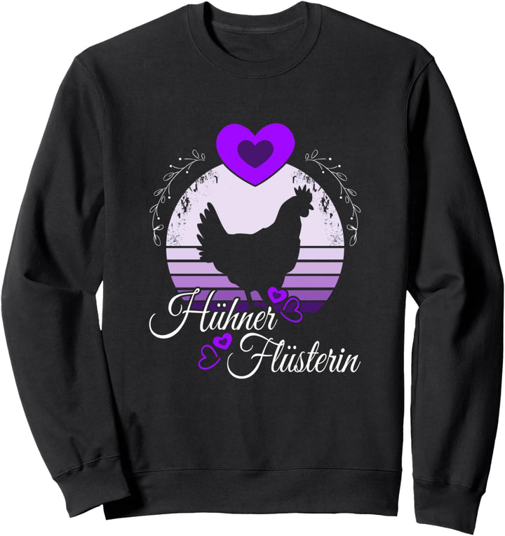 Mädchen Frauen Hühner Landwirt Outfit I Fun Hühner Flüsterin Sweatshirt