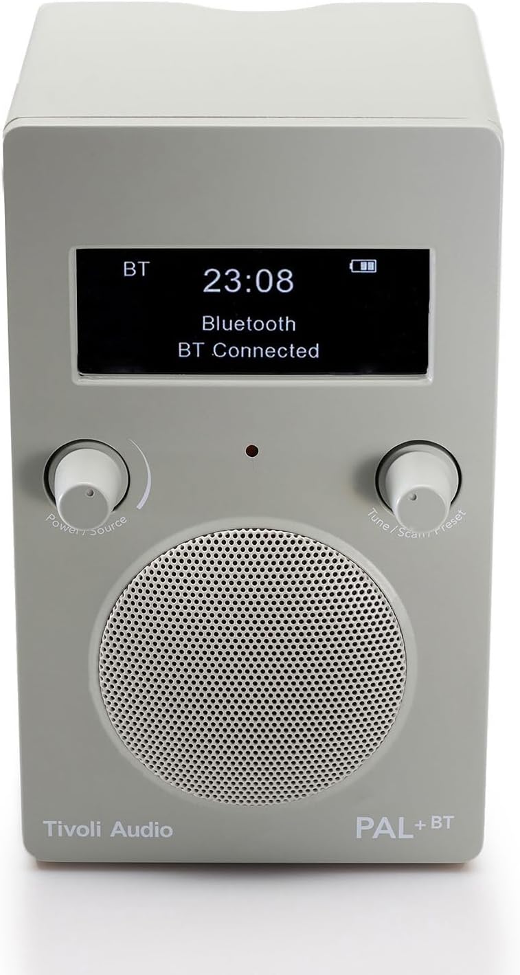 Tivoli Audio PAL+ BT (Gen 3) FM-Radio Bluetooth Tragbar/USB-C (Grau), grau