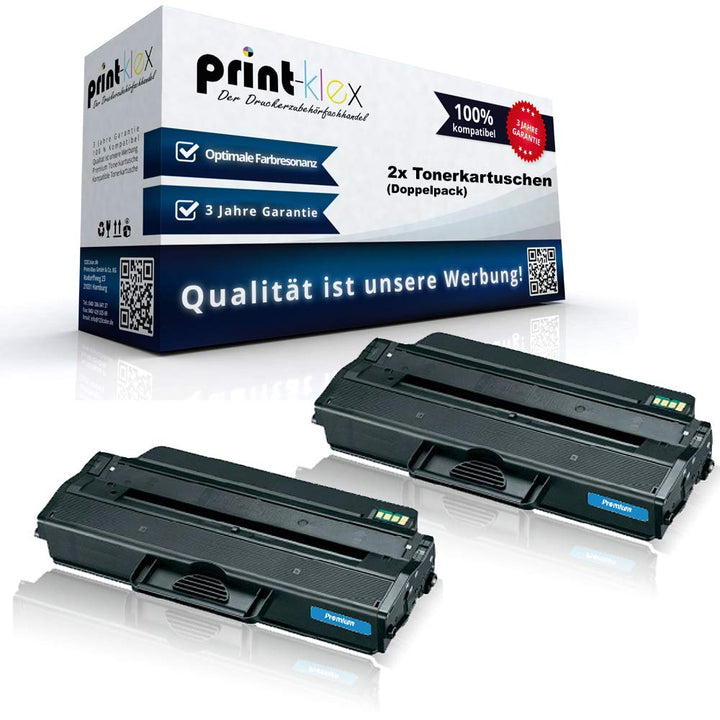 2X Print-Klex XXL Tonerkartuschen kompatibel für Dell B1260 B1260DN B1260DFW B1260DNF B-1260 B-1260D