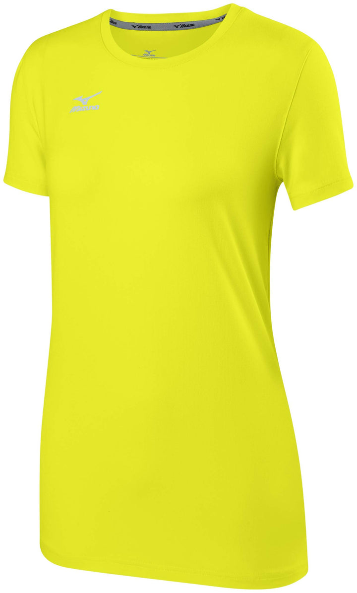 Mizuno Women's Volleyball 2.0 Attack Tee Shirt XS Zitronengelb, XS Zitronengelb