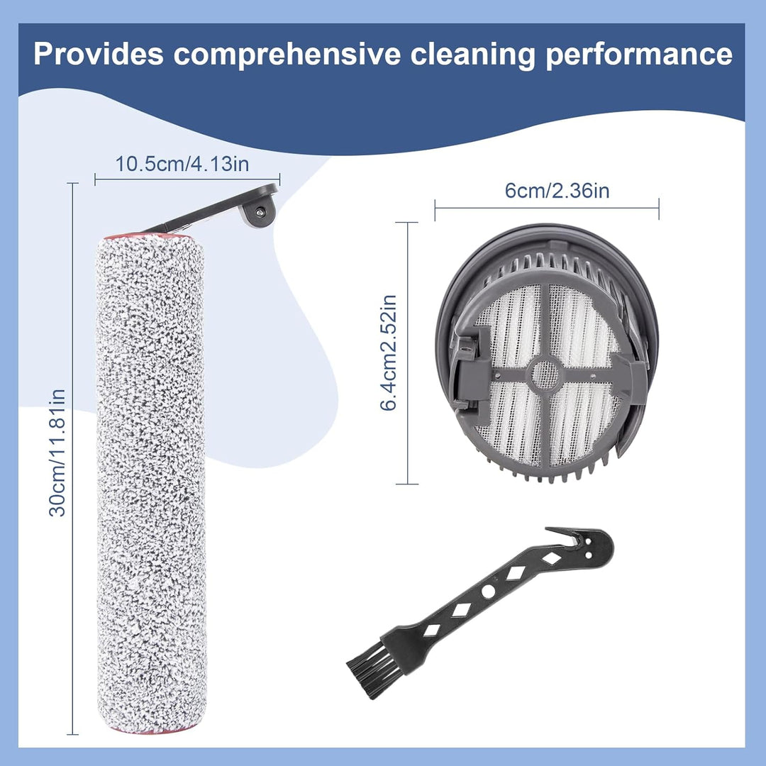 Bürstenrolle Filter Ersatzteile für Dreame H14 AE / H14 / H14 Pro / H14 Dual Nass- und Trockensauger