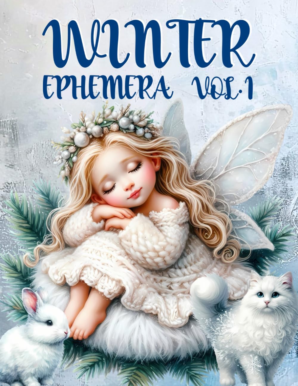 Winter Ephemera Book Vol.1: High Quality Images Of Peoples, For Paper Crafts, Scrapbooking, Mixed Me
