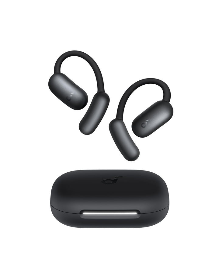 soundcore AeroFit 2 by Anker, Open-Ear Kopfhörer, KI-Übersetzung, anpassbare Ohrbügel, Fester Halt,