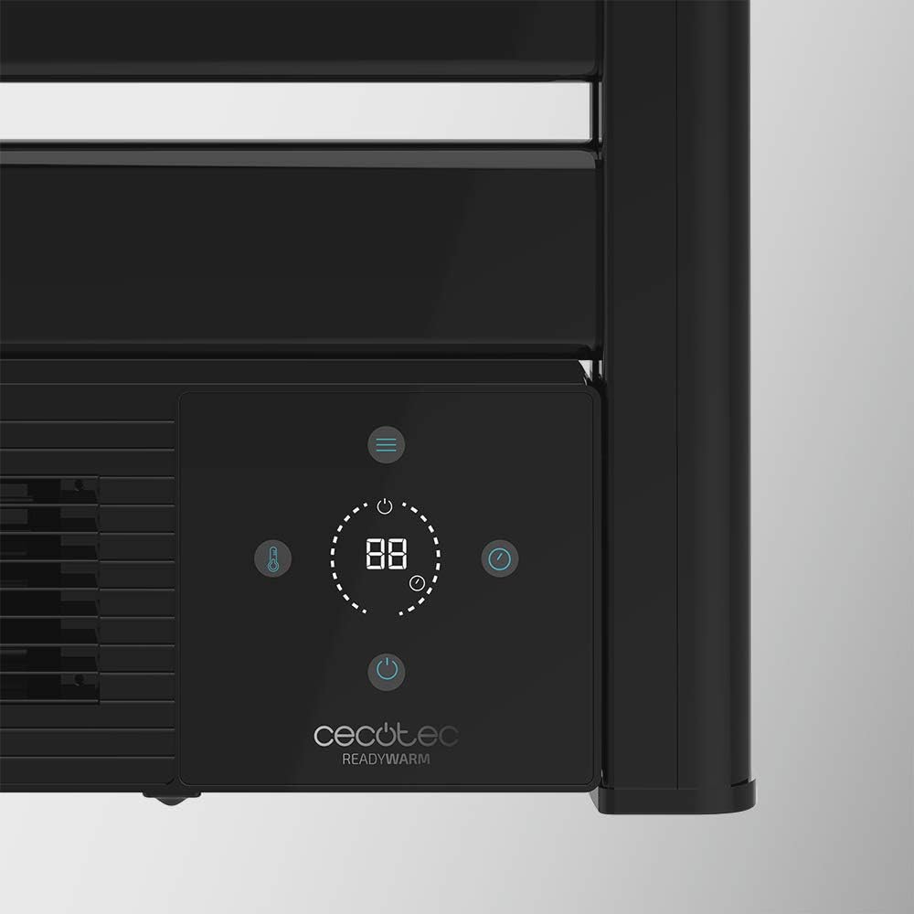 Cecotec Elektrischer Badheizkörper Ready Warm 9790 Ceramic Towel. 2000 W, LED Bildschirm, Fernbedien