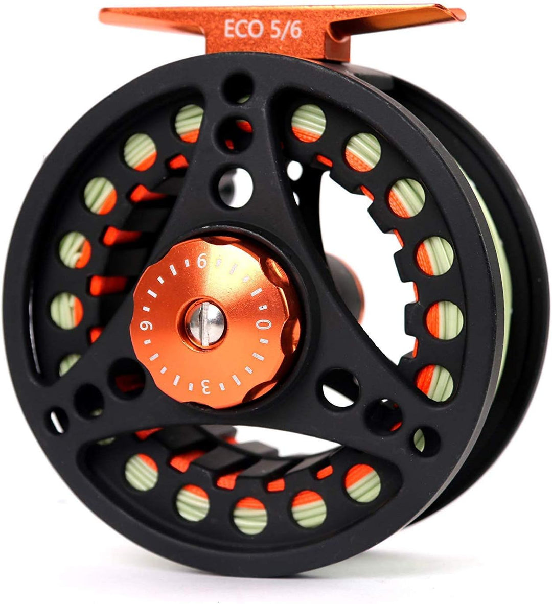 MAXIMUMCATCH ECO Serie Fliegenrolle grosser Spulenkern mit Druckguss-Aluminum-Körper Fliegenfischen
