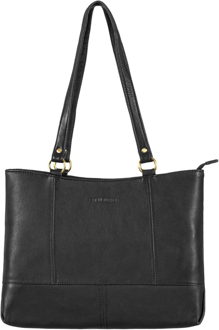 STILORD 'Delilah' Leder Shopper Damen Handtasche Umhängetasche Hobo Bag Retro Schultertasche Lederta