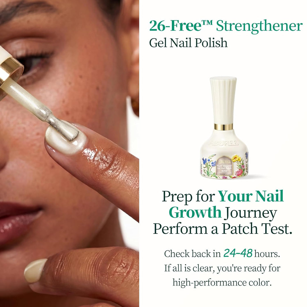 APUREE Nagelhärter Extra Stark Gel Nagellack Set: 64% Bio-Based USDA Zertifiziert, Nagelhärter für b