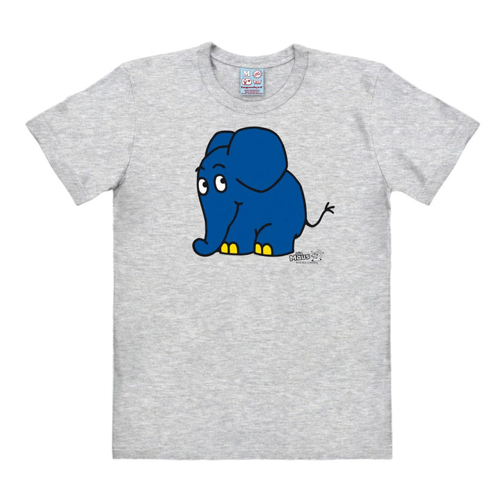 Logoshirt® TV I Die Sendung mit der Maus I Elefant I T-Shirt Print I Damen &amp; Herren I kurzärmlig I L