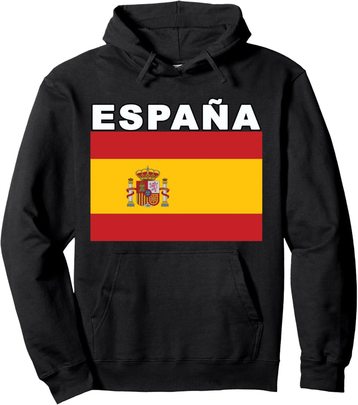 Spanische Nationale Espana-Flagge Pullover Hoodie