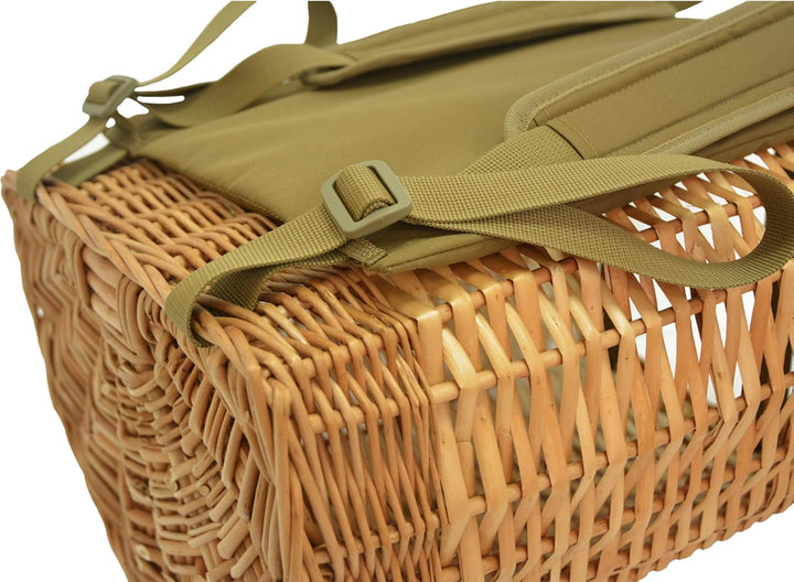 Acropolis Pilz-Futtertasche – Weidenkorb für Erwachsene und Kinder – Haversack Bushcraft Taschen – G