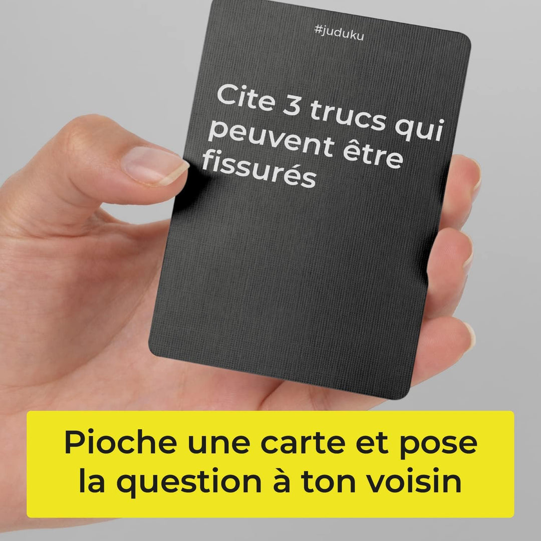 Jududuu Gesellschaftsspiel Das versteckte Gesicht Kartenspiel Hergestellt in Frankreich bereits mehr