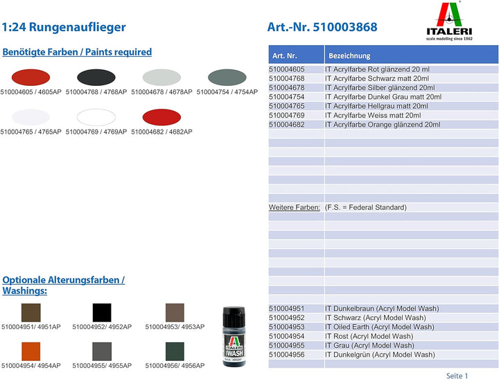 Italieri 3868 Timber Trailer 1:24