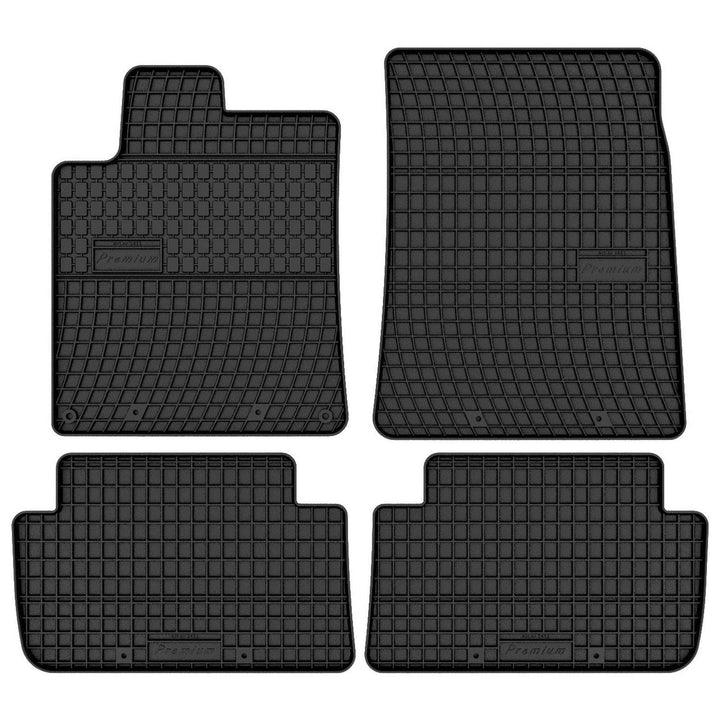 Prismat Gummimatten Gummi Fussmatten Satz für Peugeot 407 (2004-2010) - Passgenau