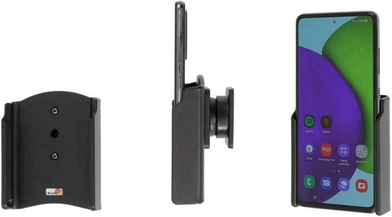 Brodit Gerätehalter 711256 Made IN Sweden für Smartphones - Samsung Galaxy A52 SM-A52F/DS Schwarz