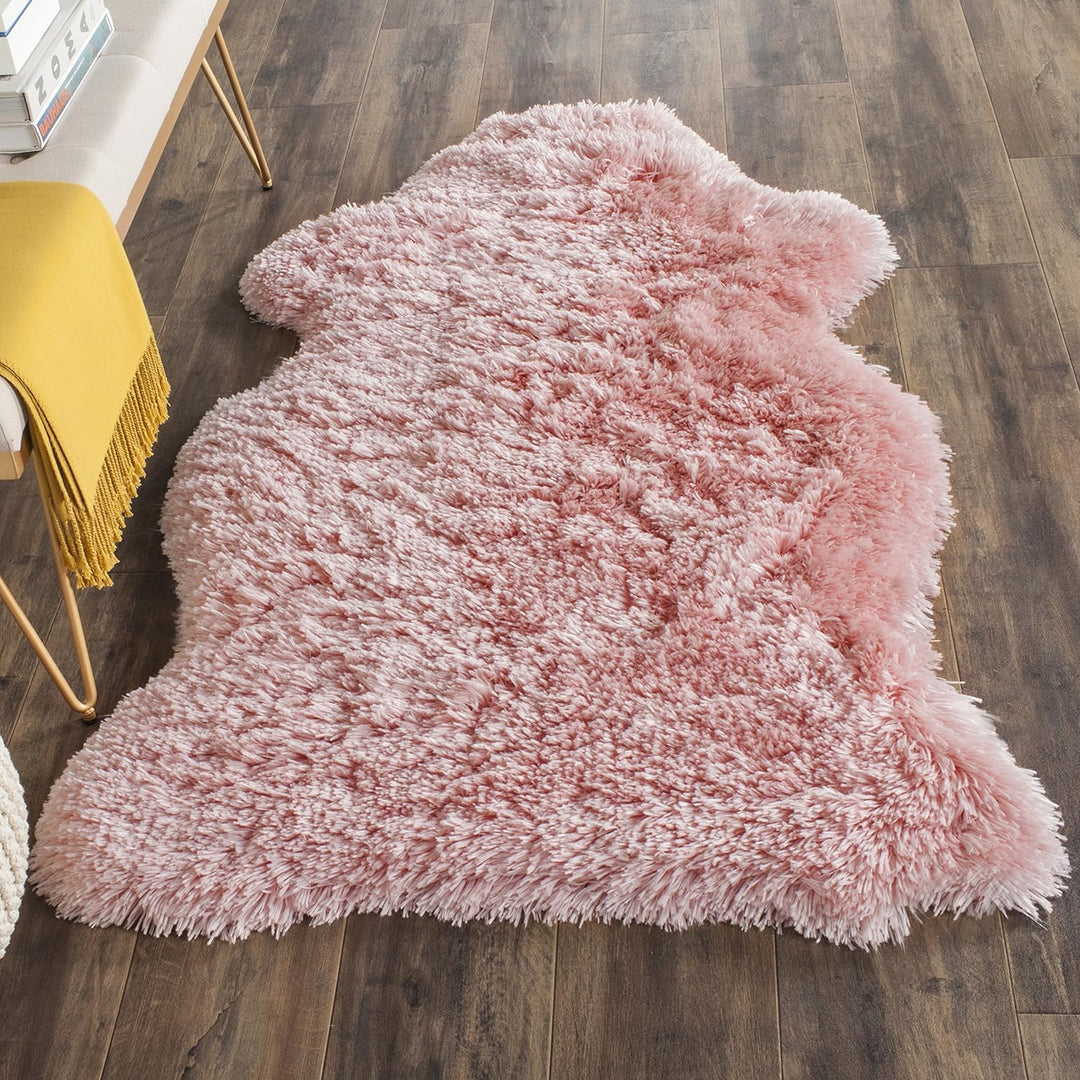 SAFAVIEH Zottelig Teppich für Wohnzimmer, Esszimmer, Schlafzimmer - Artic Shag Collection, Hoher Flo